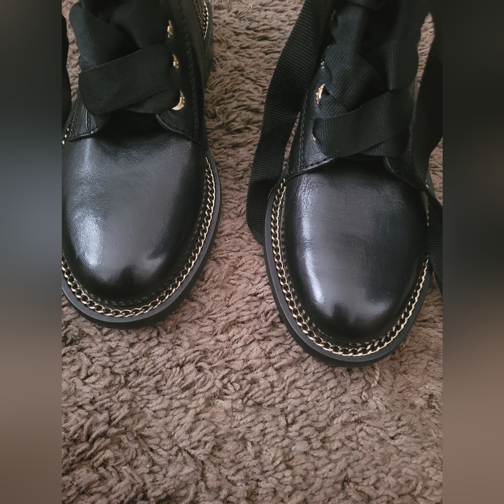 Zadig & VoltaireLaureen Jumbo-Lace Leather Zip Boots - Picture 7 of 14